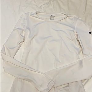 white nike dri-fit